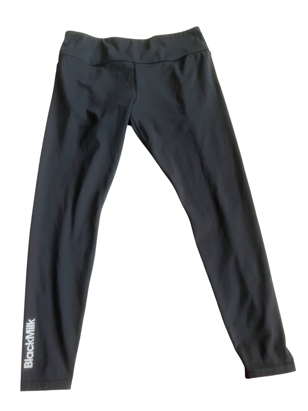 BlackMilk Black High-Waist Logo Leggings XL